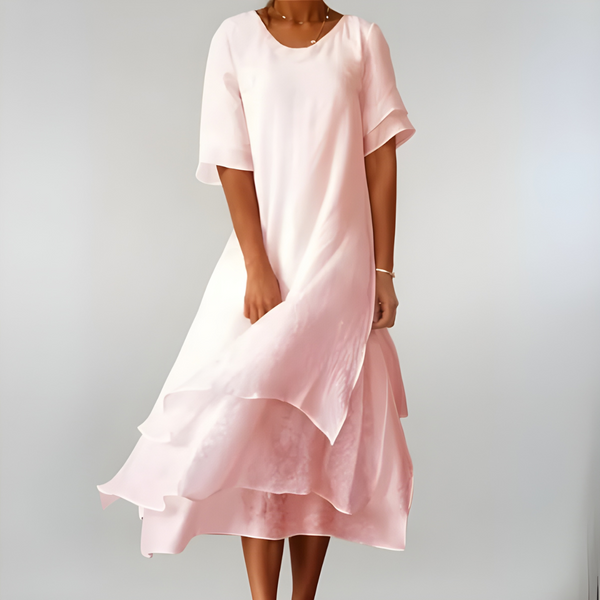 Agnès | Long, lightweight and elegant cotton dress