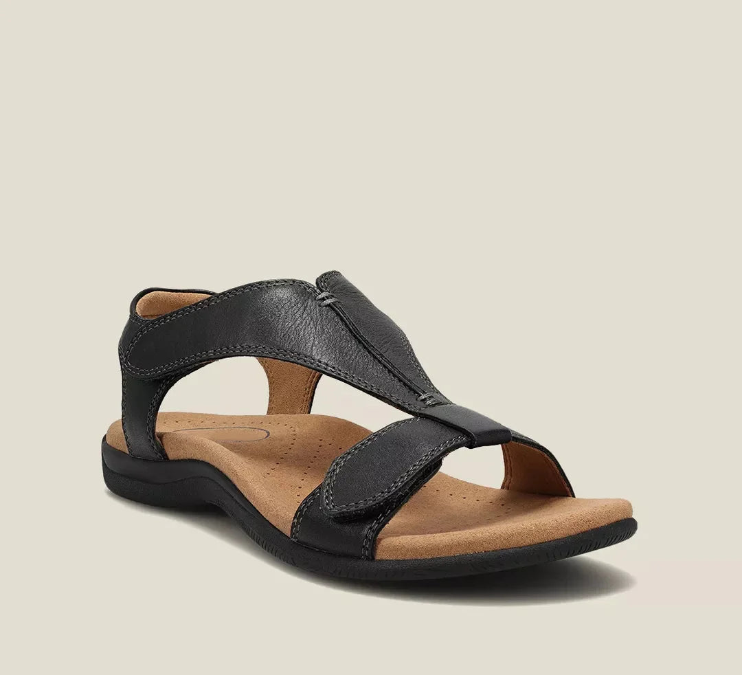 Elsa ergonomic orthopedic sandals - Black
