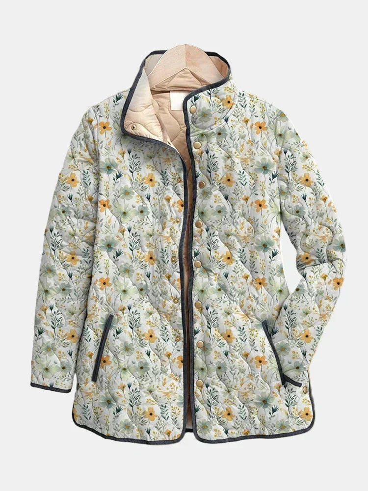 Hazel – Country Meadow Quilted Jacket