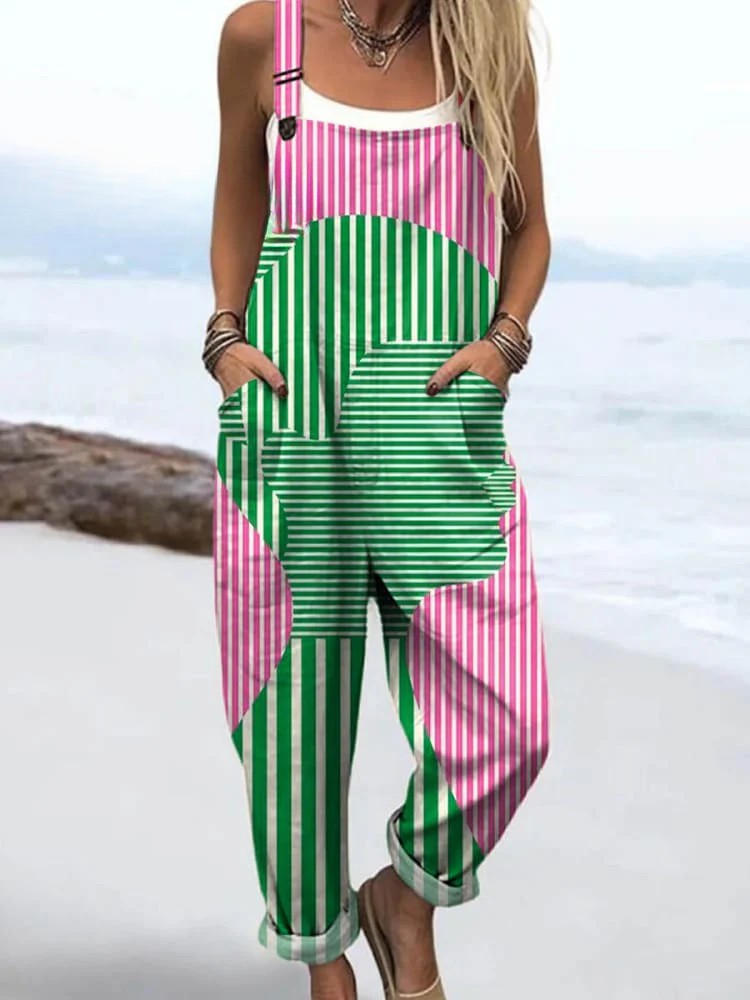 Leonora | Artistic Abstract Jumpsuit