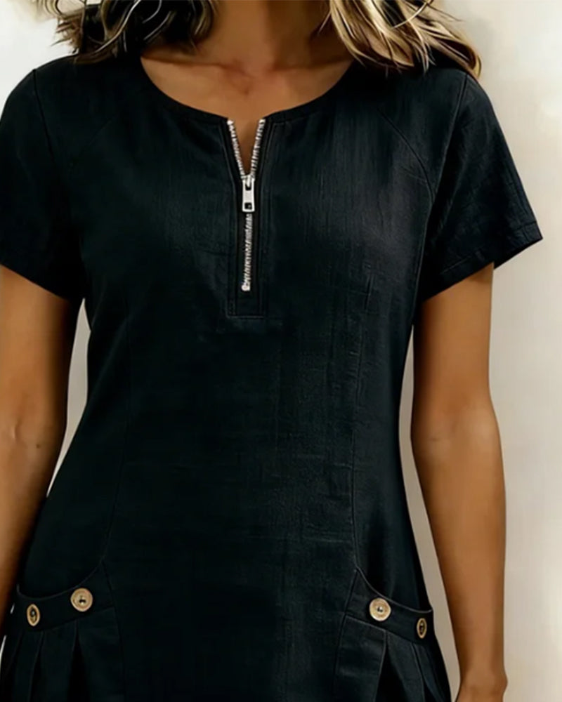 Lina™ Dress — Effortless Elegance for Every Day