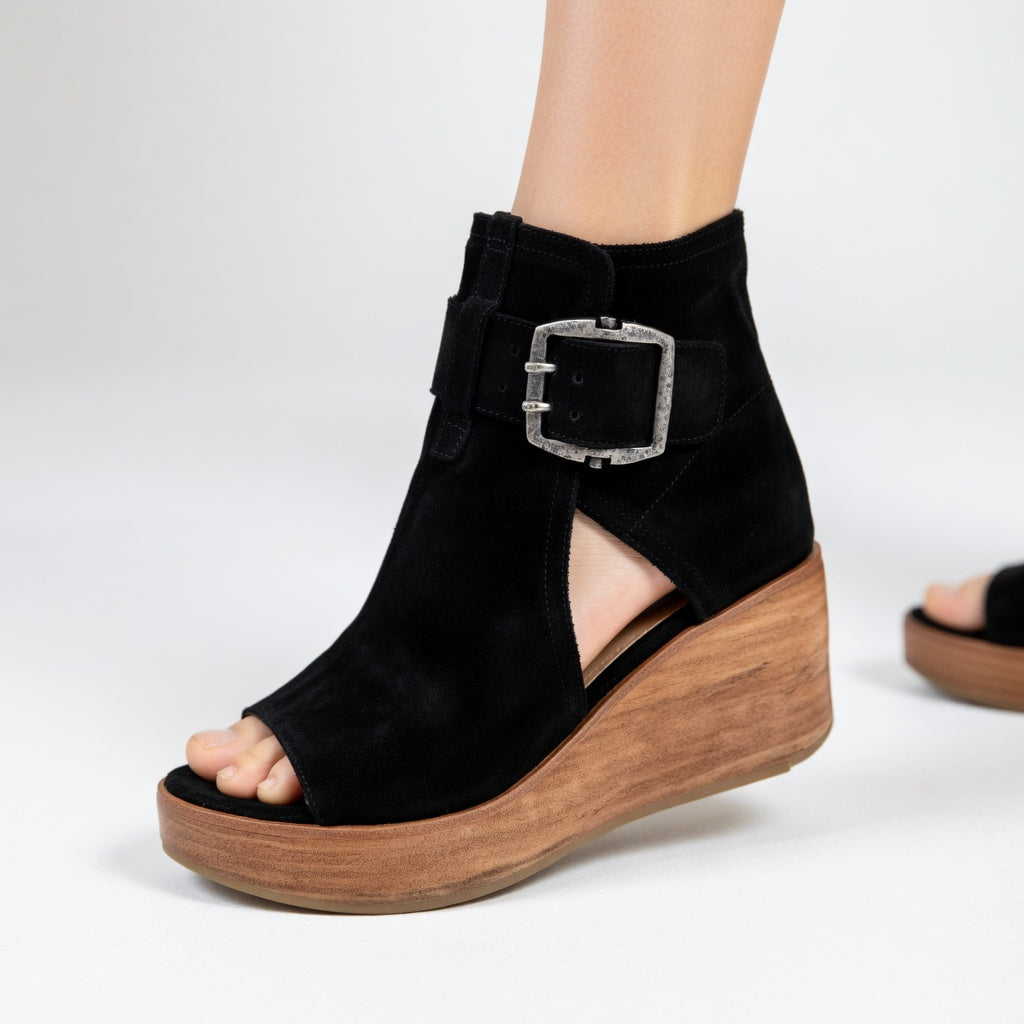 Orélisse™ - Modern Open Wedge Ankle Boots