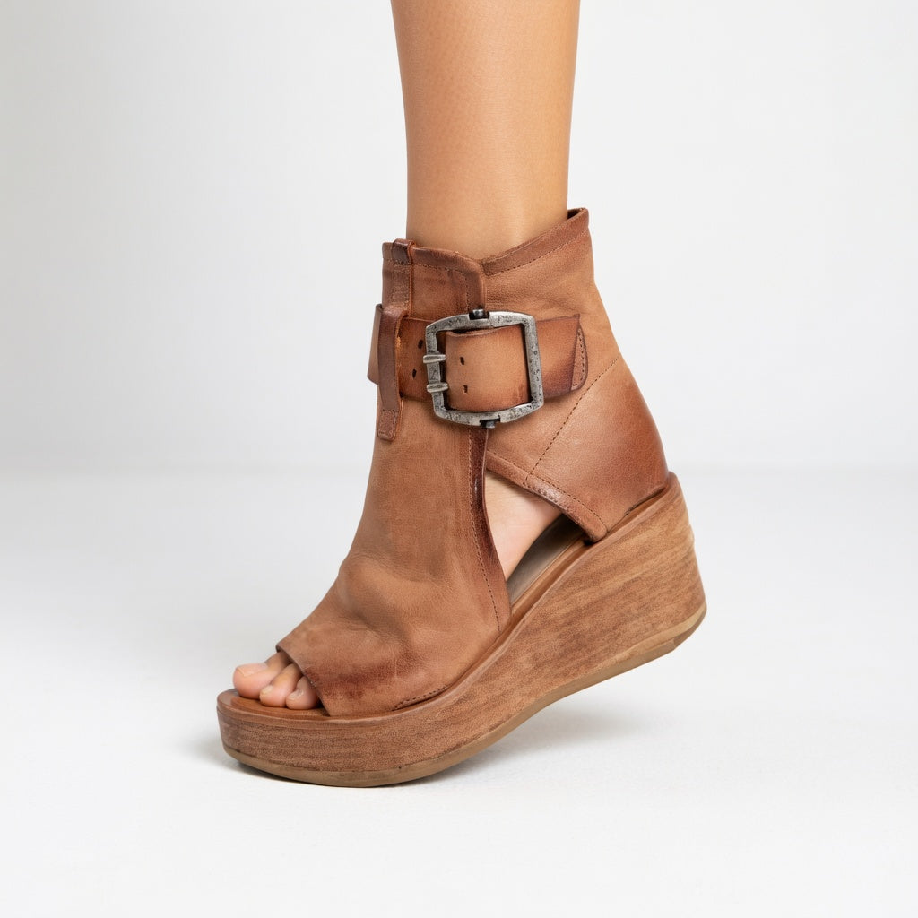 Orélisse™ - Modern Open Wedge Ankle Boots