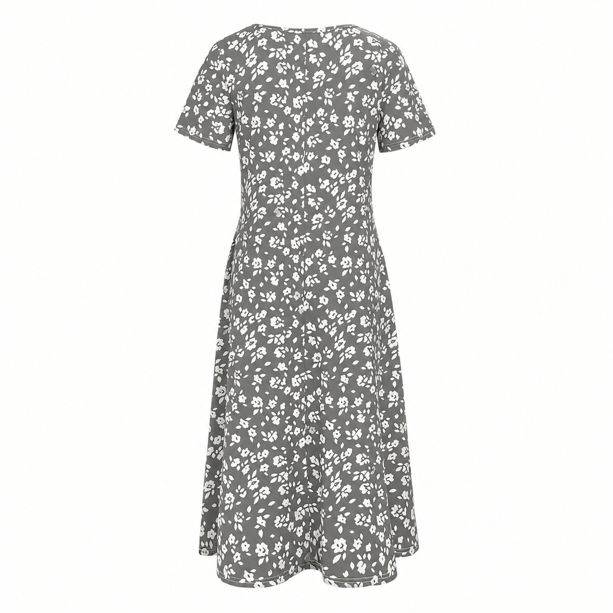 Elise™ – Elegant Floral Midi Dress with a Flattering Fit