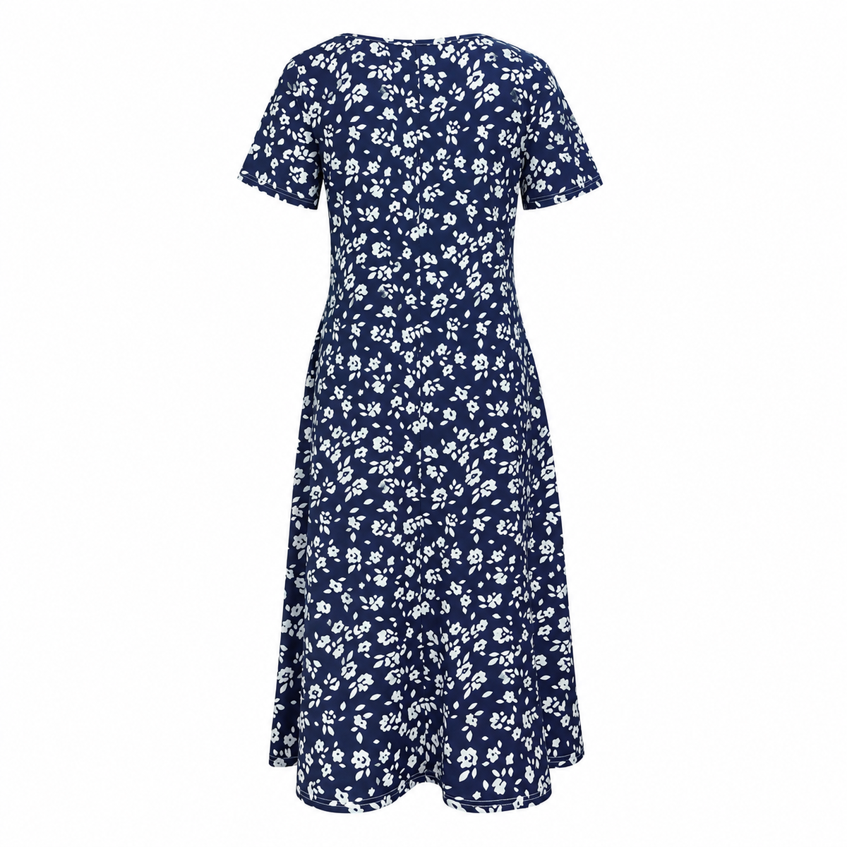 Elise™ – Elegant Floral Midi Dress with a Flattering Fit