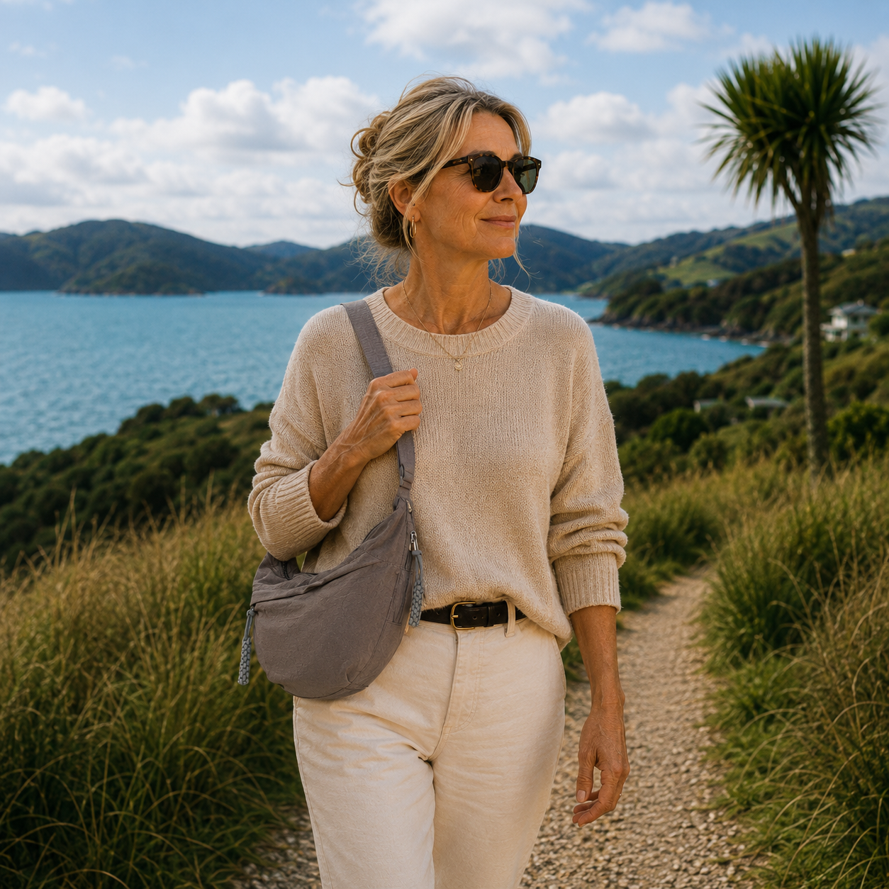 Chiara | Grey Shoulder Bag