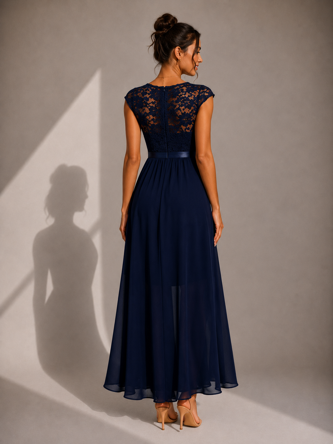 Viola | Lace Bodice Maxi Dress