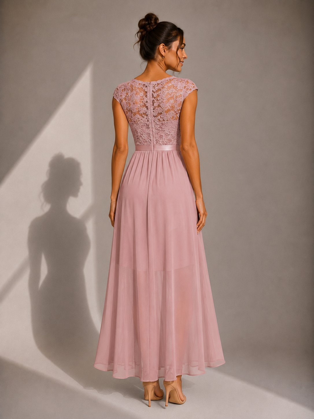 Viola | Lace Bodice Maxi Dress
