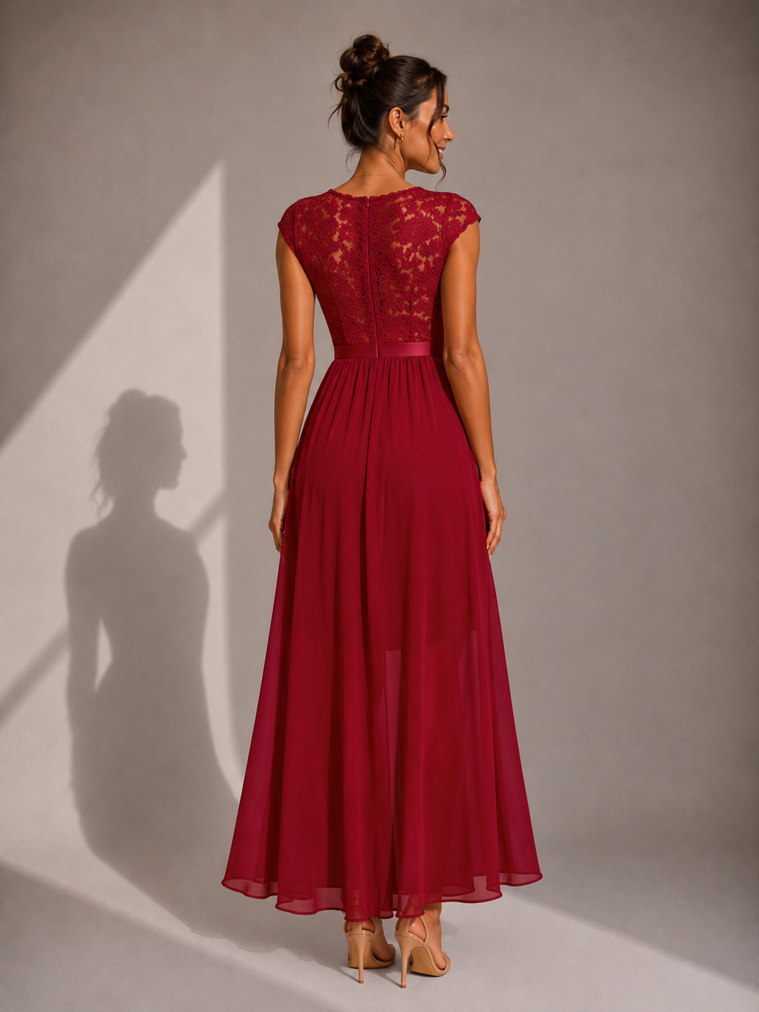 Viola | Lace Bodice Maxi Dress