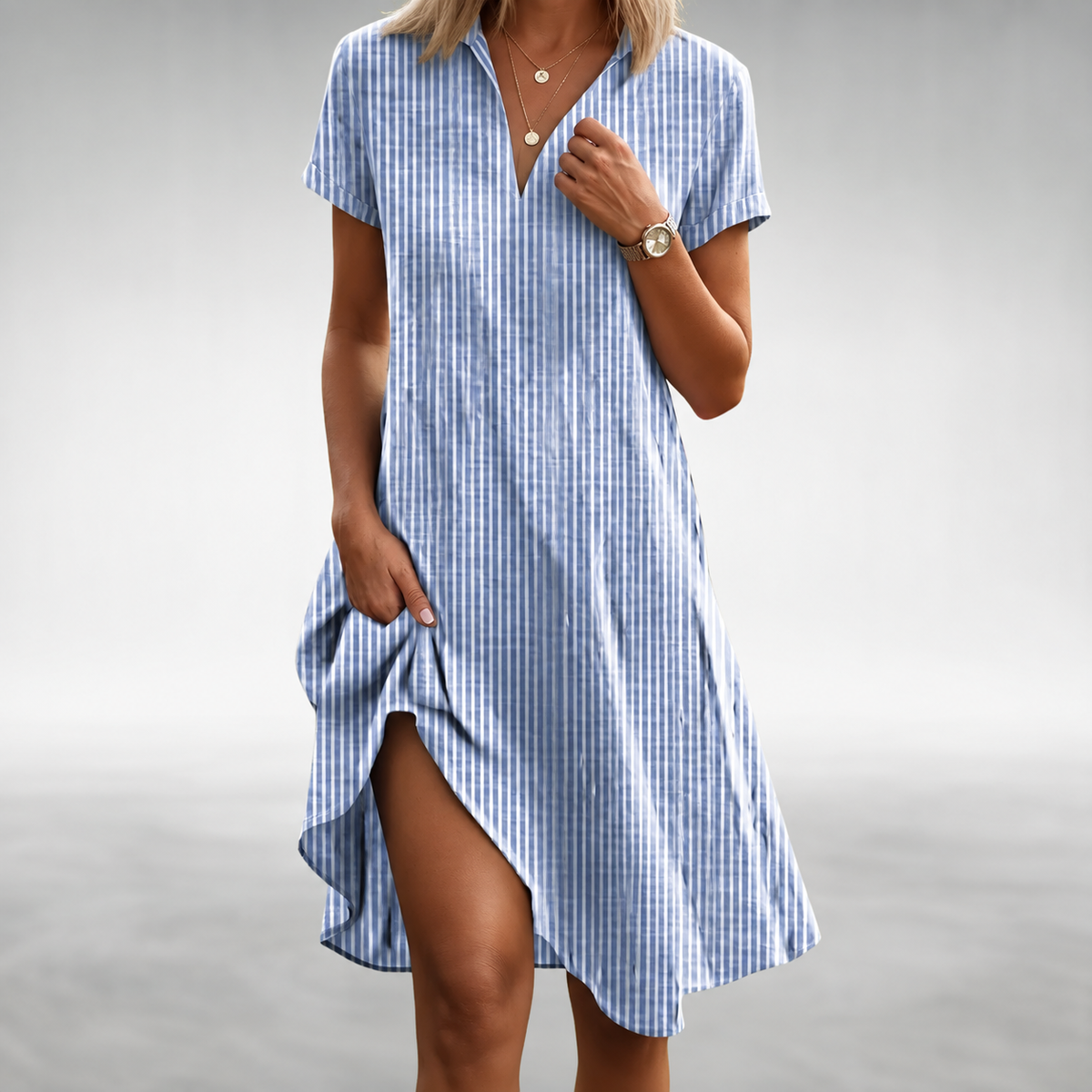 Moira™ Lightweight Comfort Midi Dress