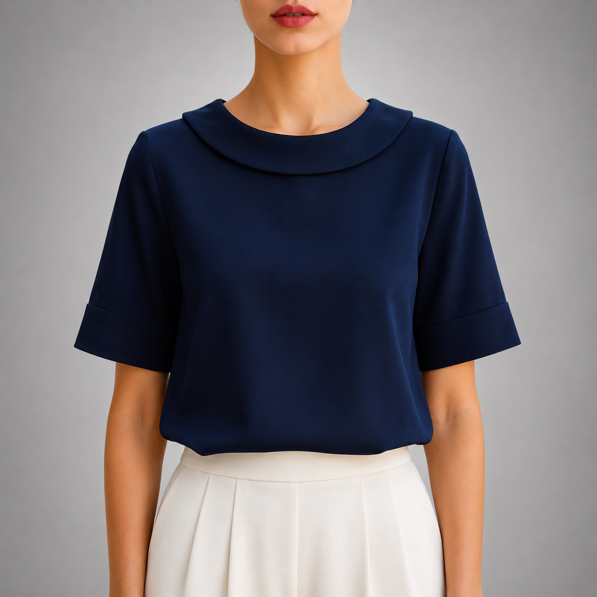 Camille Round Neck Blouse