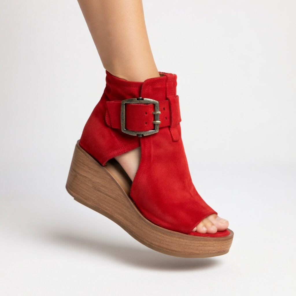 Orélisse™ - Modern Open Wedge Ankle Boots