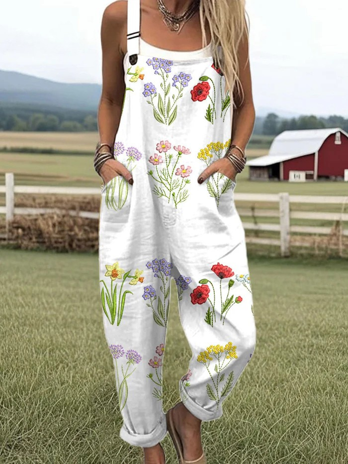 Marianne | Wildflower Print Jumpsuit