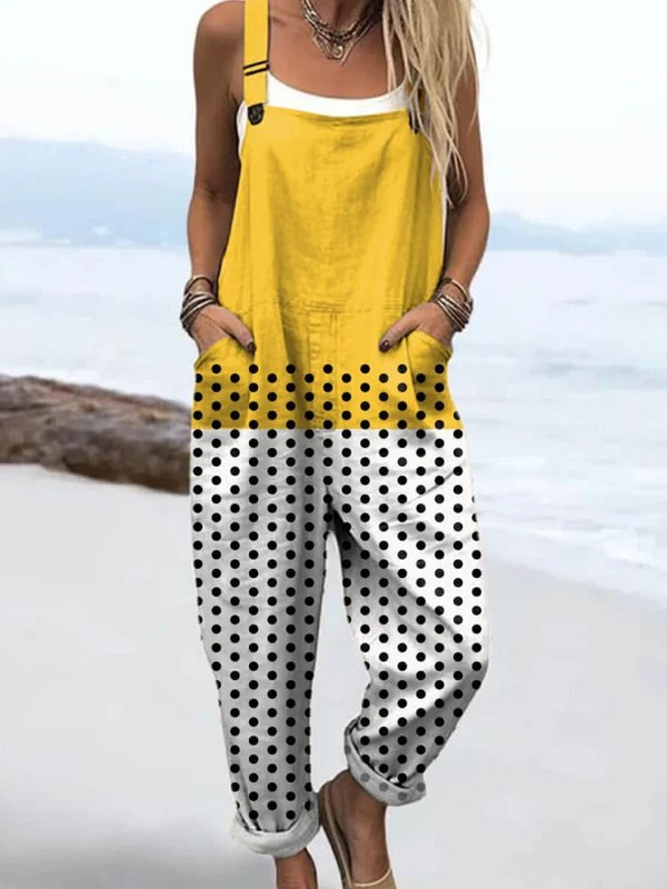 Beatrix | Sunny Polka-Dot Jumpsuit