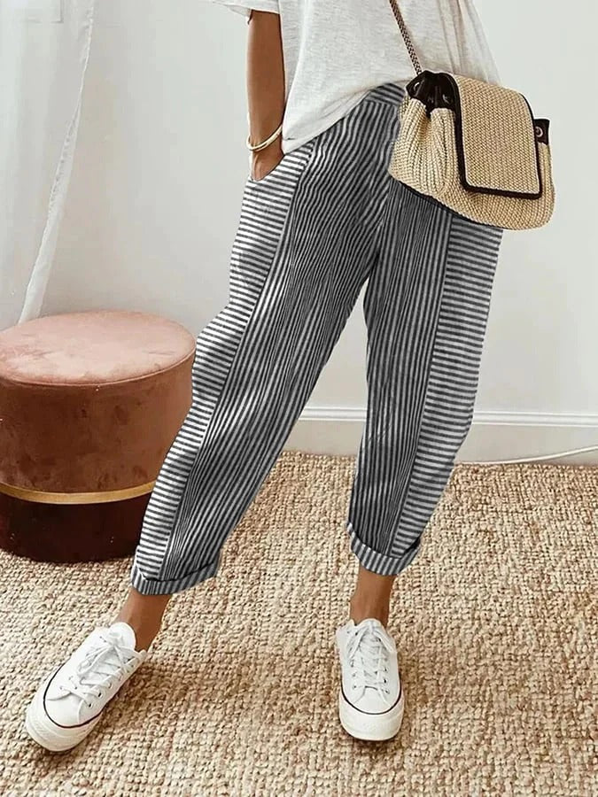 Paris light flattering pants - Black