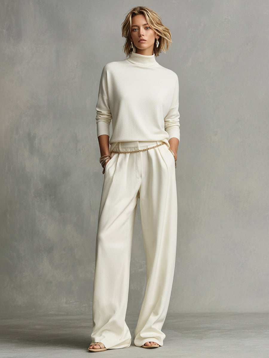 Manon | Cream Knit Set