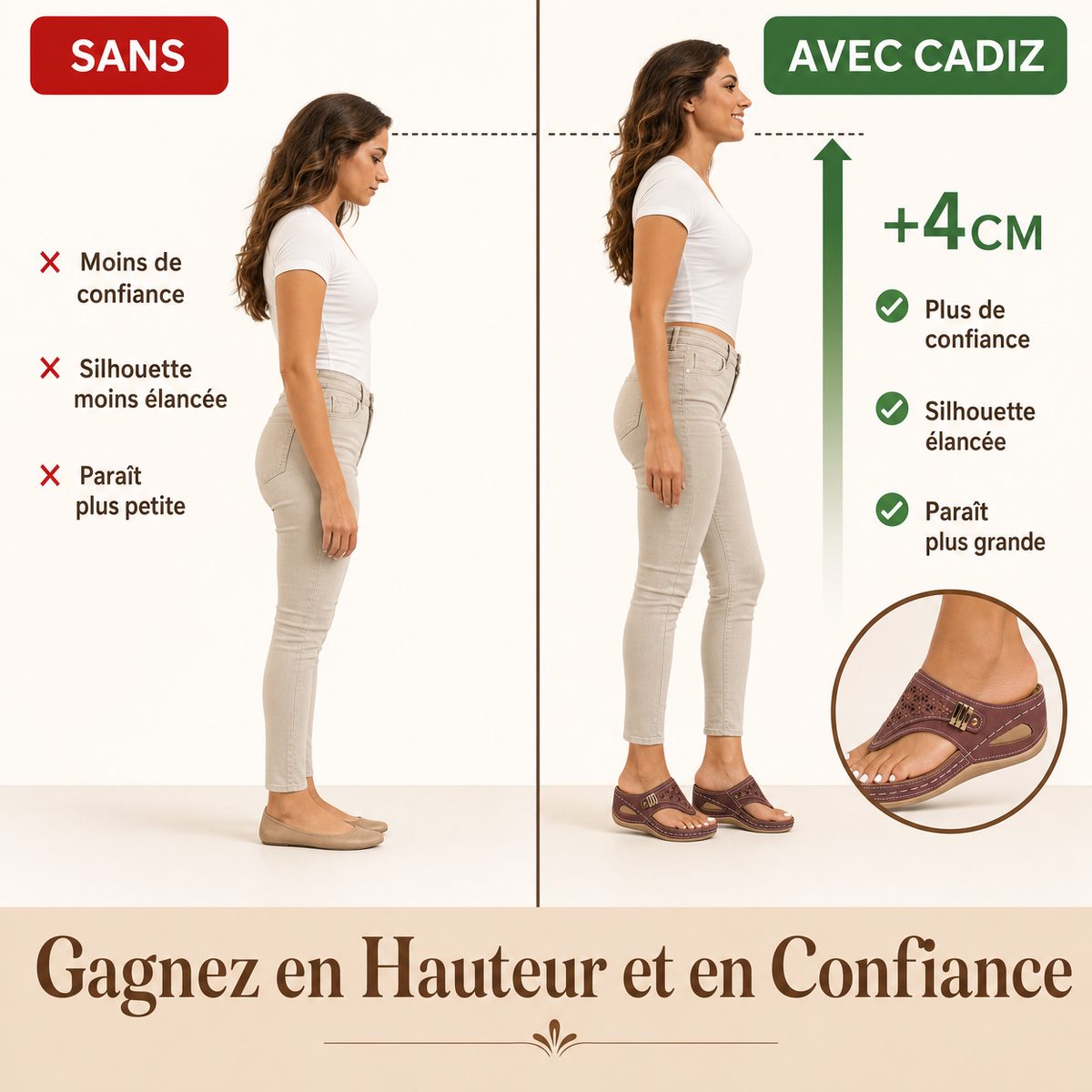 Cadiz Sandal – Everyday Comfort and Style