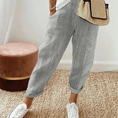 Paris light flattering pants - Light Grey