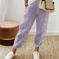 Paris light flattering pants - Purple