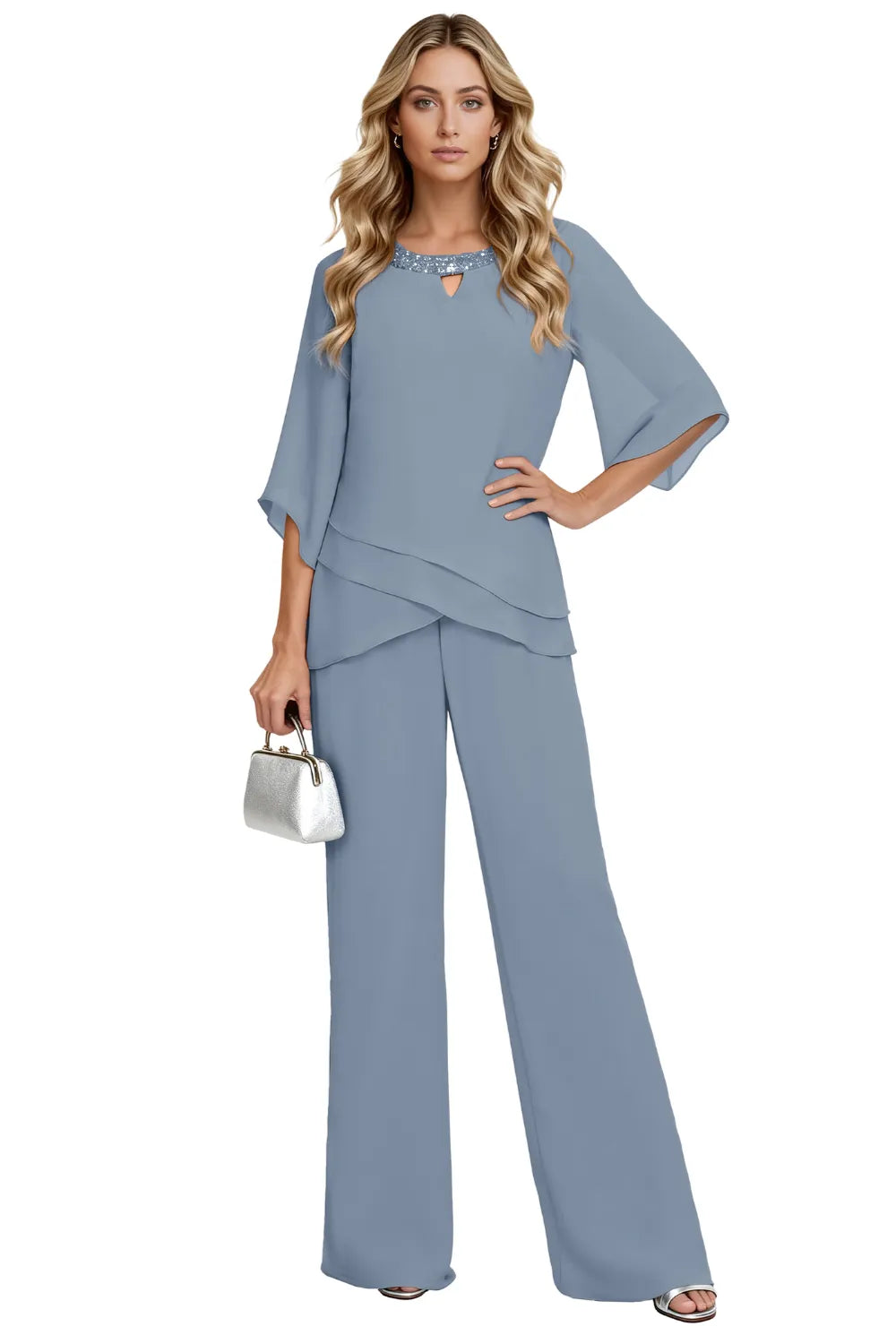 Liana | Sophisticated Loose-Fit Formal Pant Set