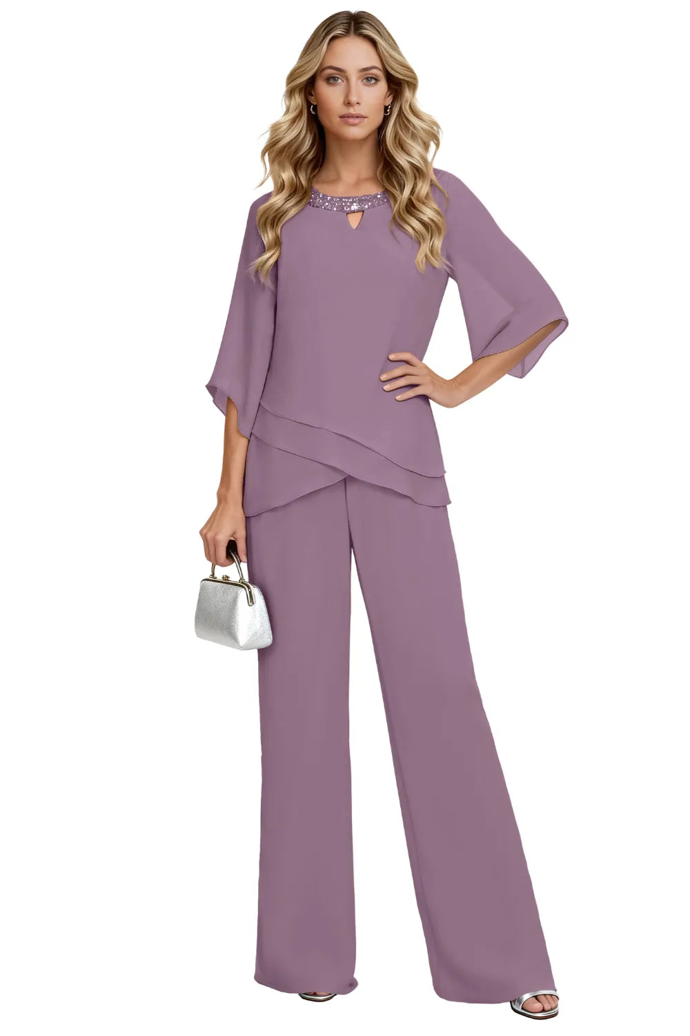 Liana | Sophisticated Loose-Fit Formal Pant Set