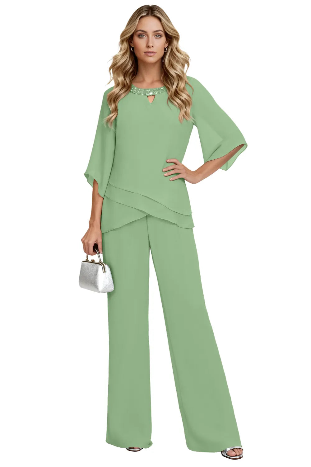 Liana | Sophisticated Loose-Fit Formal Pant Set
