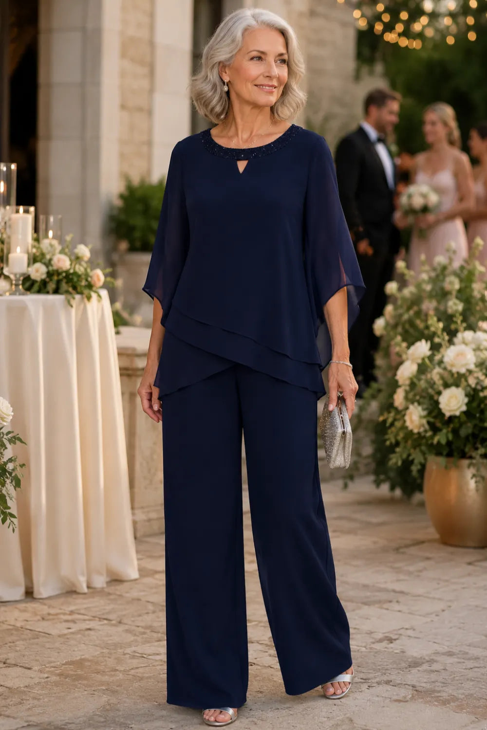 Liana | Sophisticated Loose-Fit Formal Pant Set