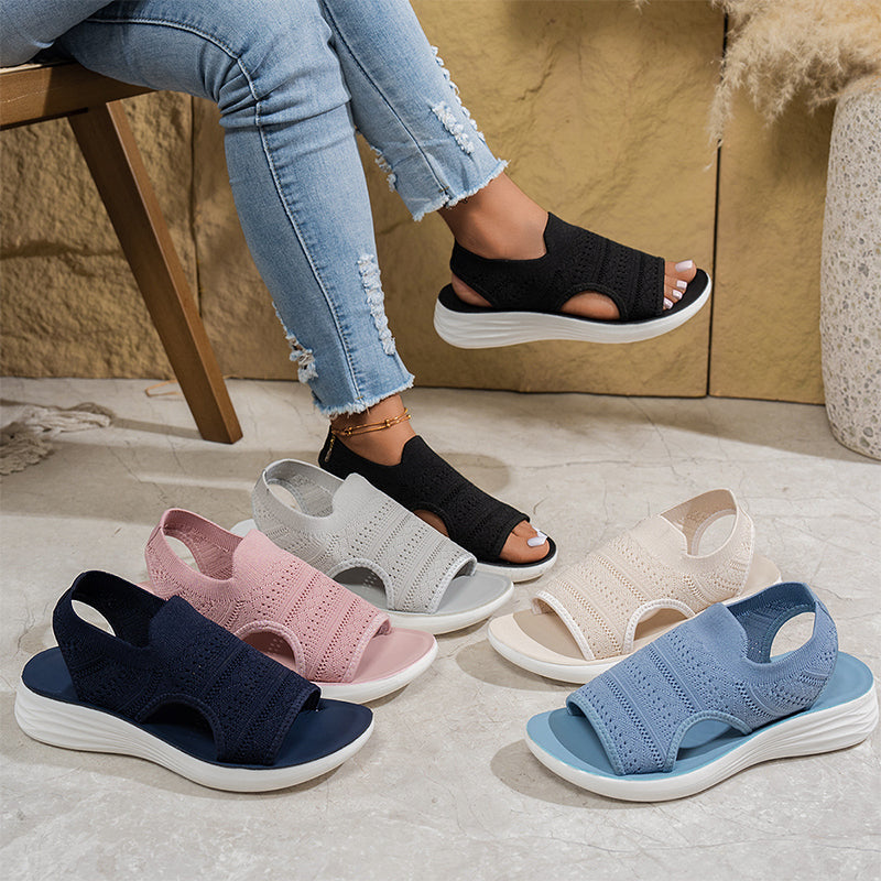 Lina™ Breathable Knit Platform Sandals