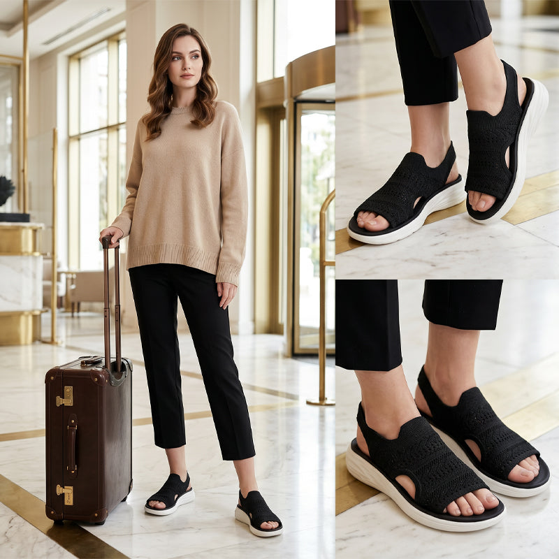 Lina™ Breathable Knit Platform Sandals