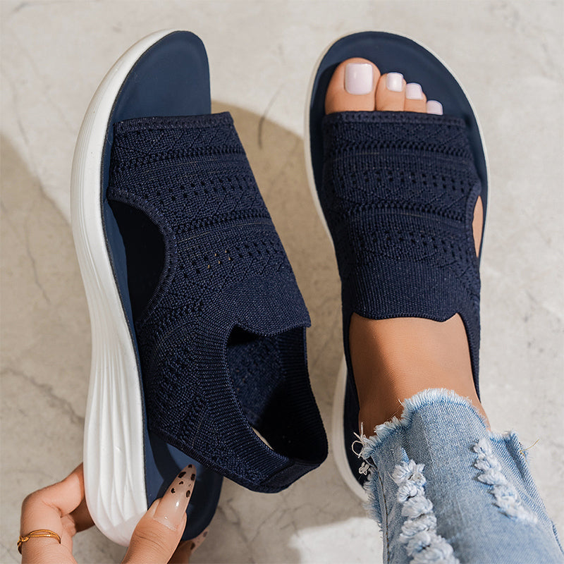 Lina™ Breathable Knit Platform Sandals